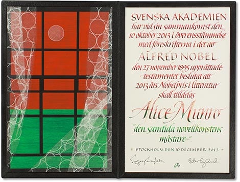 Nobel diploma